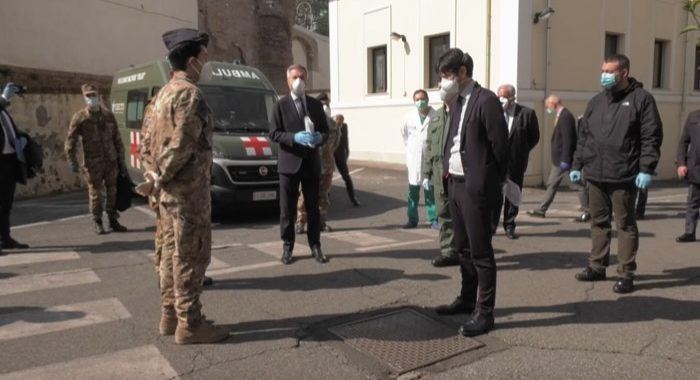 Al policlinico militare del Celio di Roma nasce l’Hub Covid-Hospital da 120 posti