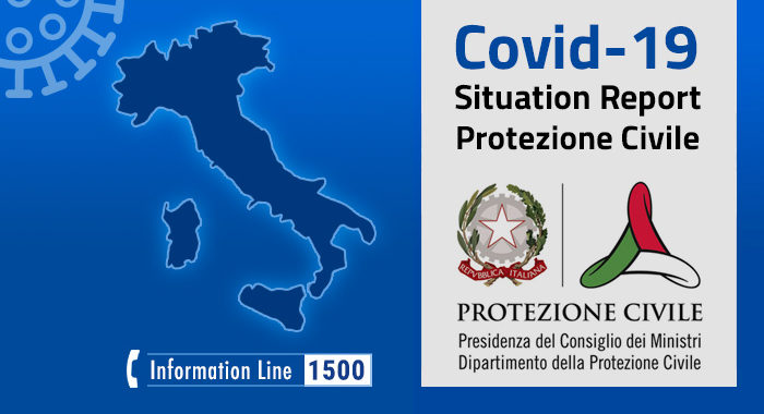 Covid-19, situation report update at 15 April 2020 18.00