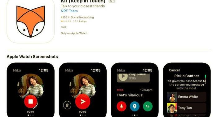 Facebook, app per chattare su Apple Watch