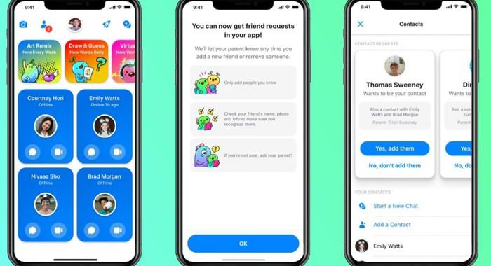 Facebook espande Messenger Kids, l’app per under 13