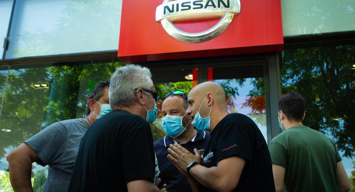 Barcellona, protesta operai Nissan