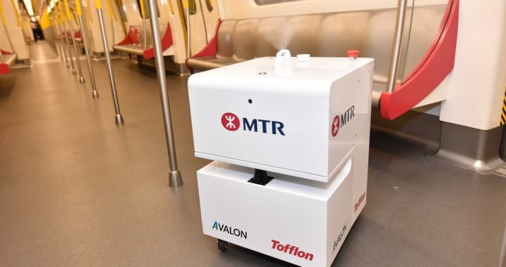 Hong Kong: robot per disinfettare la metro