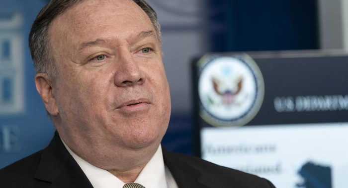 Israele:Pompeo arrivato,incontra premier