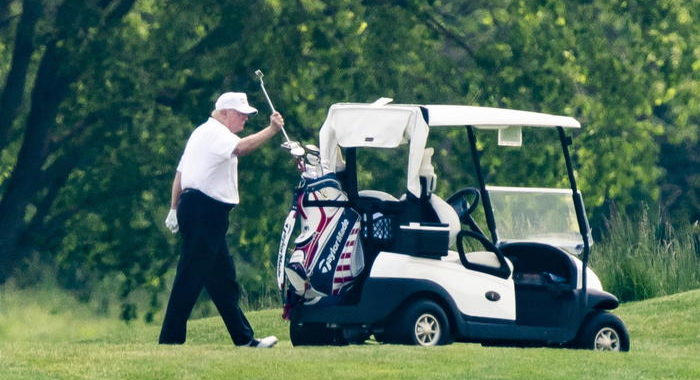 Trump, giocato a golf per ‘esercizio’