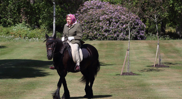 Dopo mesi prima foto regina Gb a cavallo