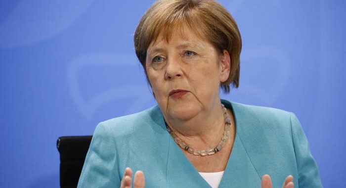 Merkel, recessione più grave, Recovery in interesse Ue