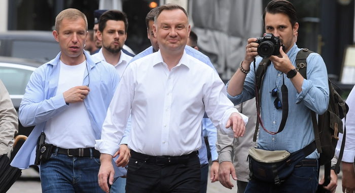 Polonia: Duda al 45,24% con l’87% dei seggi scrutinati