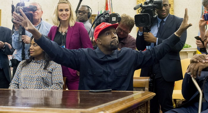 Usa 2020: primo comizio shock per rapper Kanye West