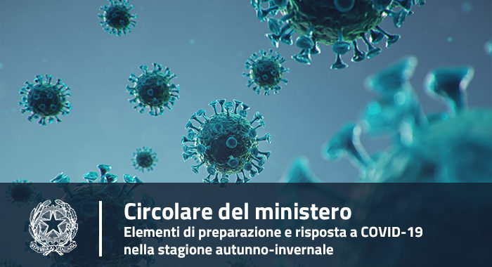 Covid-19, ministero emana circolare per fronteggiare possibile aumento dei casi nella stagione autunno-inverno