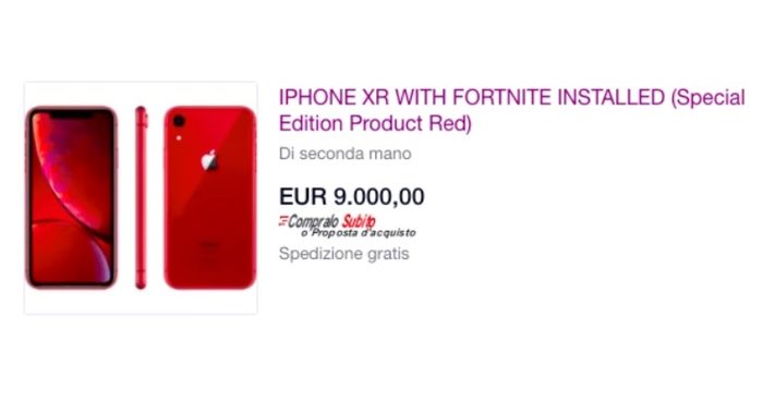 Fortnite, su eBay centinaia d’iPhone con il gioco installato