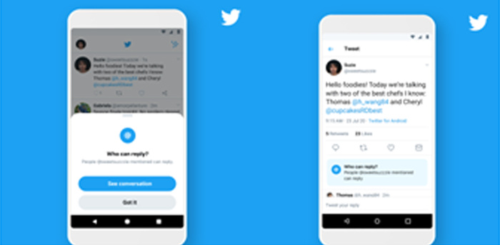 Twitter, ora si può scegliere chi risponde ai propri tweet