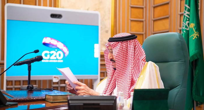 G20: il summit di novembre sarà virtuale in Arabia Saudita