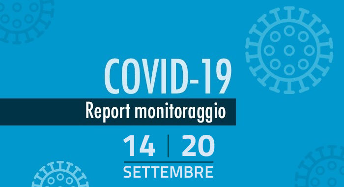 Monitoraggio settimanale Covid-19, report 14-20 settembre