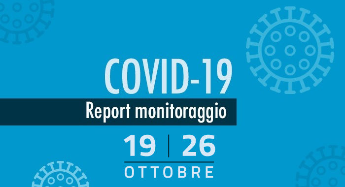 Monitoraggio settimanale Covid-19, report 19 – 25 ottobre