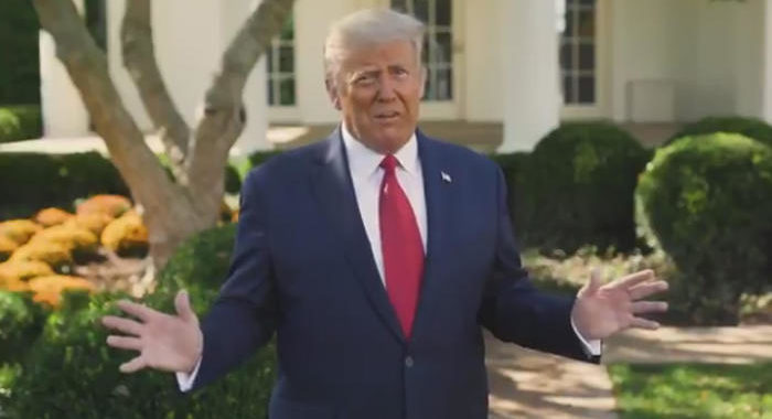 Trump forse attività pubbliche da sabato