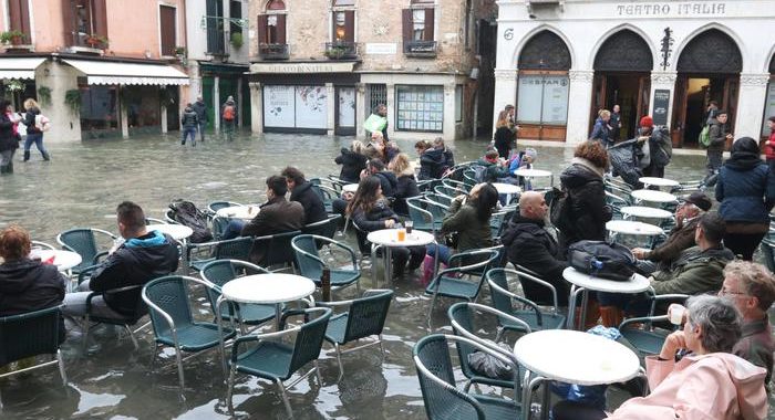 Venezia: stasera venti scirocco, sabato acqua alta 135 cm.