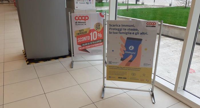App Immuni, prosegue campagna nei punti vendita della Gdo