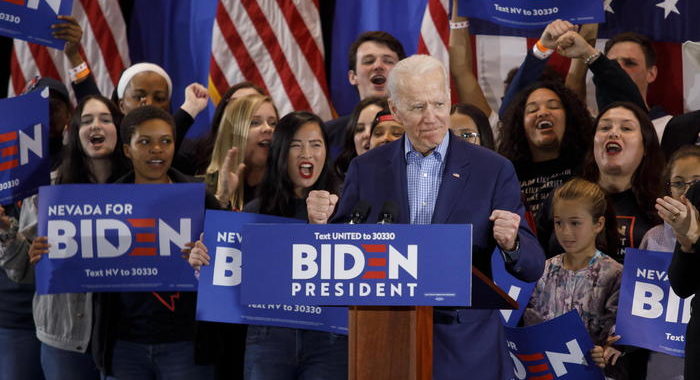 Biden allunga in Nevada, ha 12.000 voti più di Trump