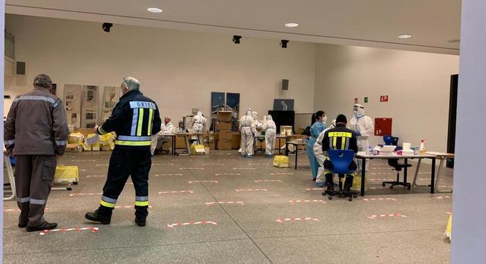 Iniziati test di massa in Alto Adige