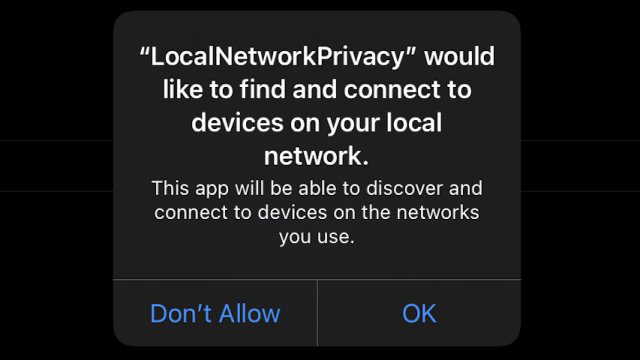 iOS 14, le app richiedono di connettersi alla rete locale, cosa fare?
