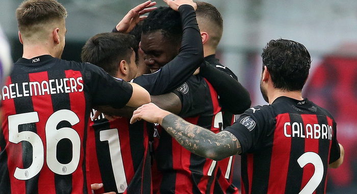 Serie A: il Milan batte la Fiorentina e allunga in vetta