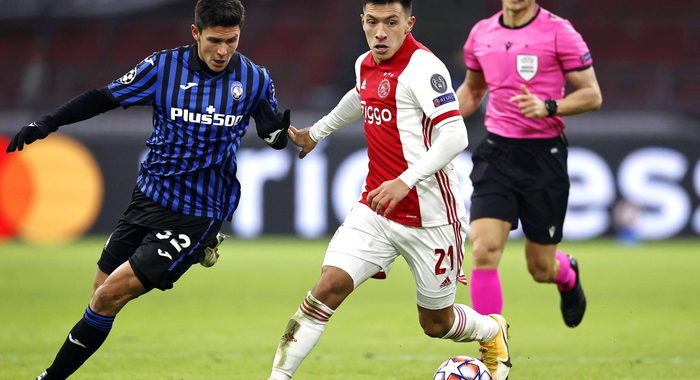 Champions: Atalanta batte Ajax 1-0 e va agli ottavi