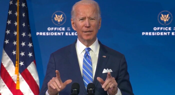 Biden: mercoledì inizieremo un nuovo capitolo per gli Usa