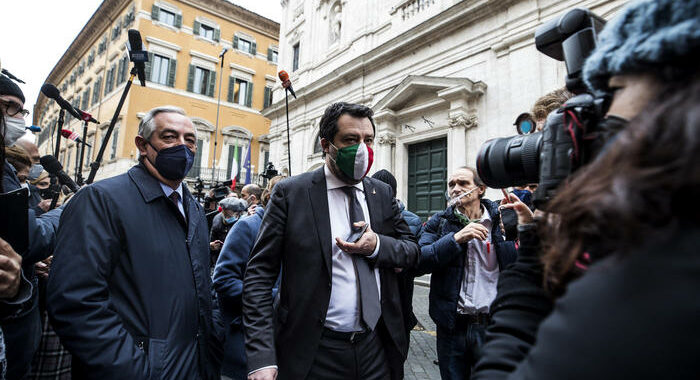 Governo: Salvini,scommetto in ritorno maggioranza Pd-M5S-Iv