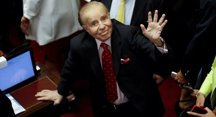 Argentina: morto l’ex presidente Carlos Menem