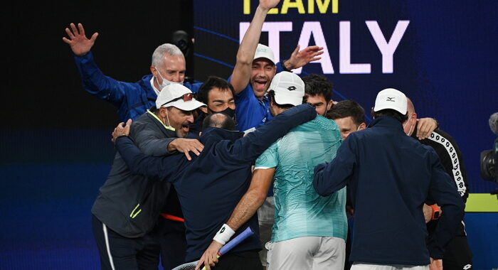 Tennis: Atp Cup, Italia in finale contro la Russia