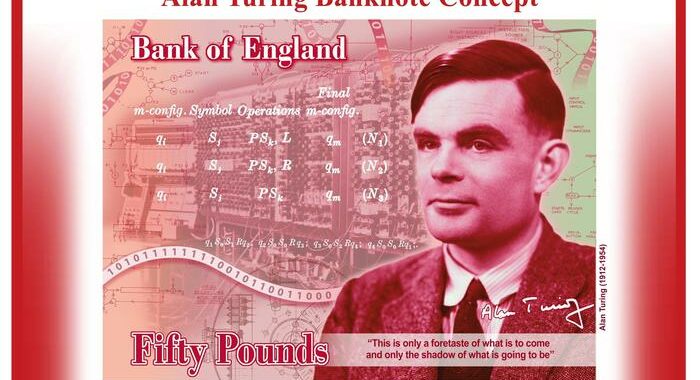 Gb: ecco la banconota col volto di Turing, matematico eroe