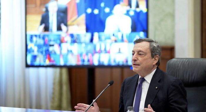 Oggi alle 14 conferenza stampa Draghi