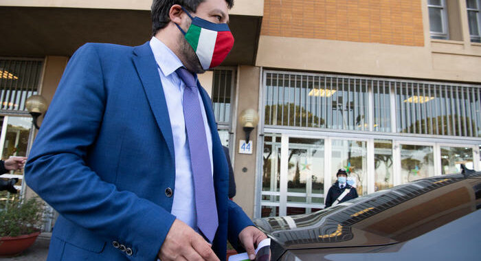 Covid: Salvini a Palazzo Chigi per incontrare Draghi