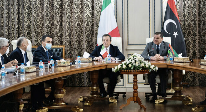 Draghi, momento unico per ricostruire amicizia con Libia
