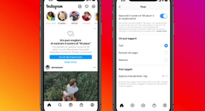 Instagram: è ufficiale, da oggi su conteggio ‘like’ sceglieranno utenti