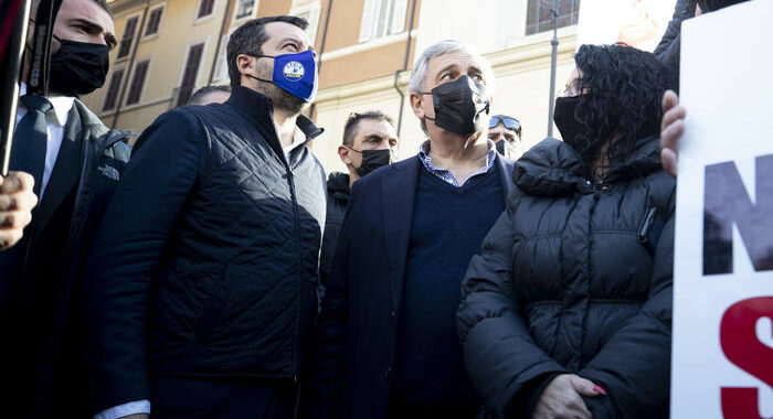 Israele: Salvini e Tajani stasera al Portico d’Ottavia