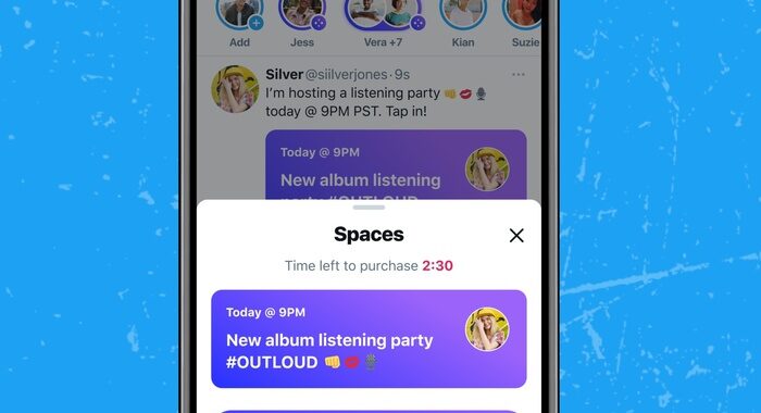 Twitter estende Spaces a chi ha più di 600 follower