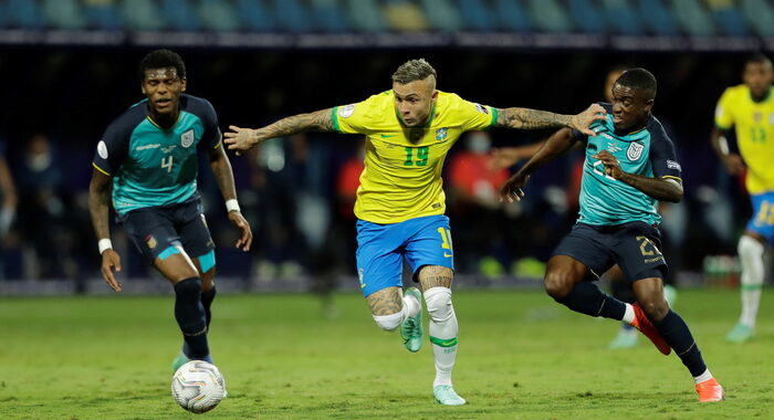 Copa America, l’Ecuador ferma il Brasile 1-1 e strappa i quarti