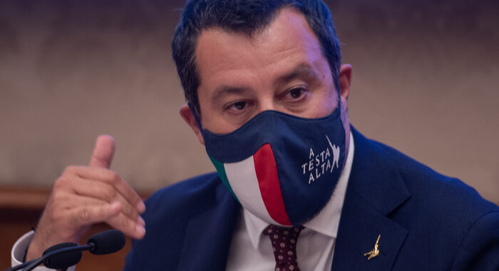 Salvini,Pd primo in sondaggi?E’ società che lavora con dem..