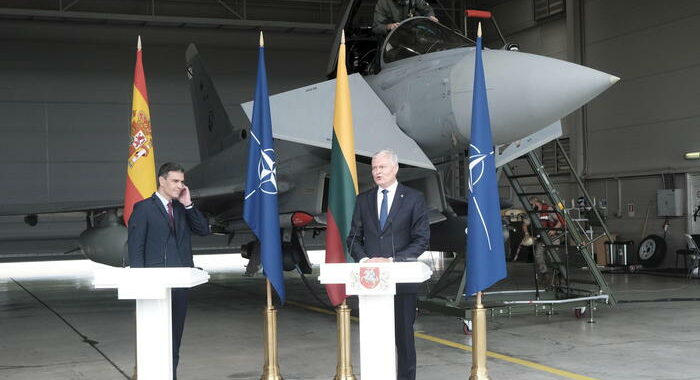 Lituania: jet russo interrompe conferenza Sanchez-Nauseda