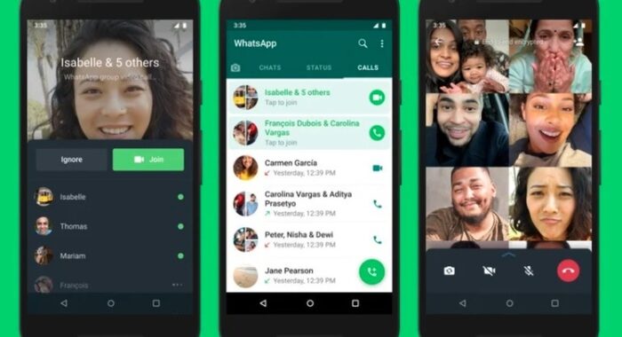 WhatsApp: si potrà entrare nelle chiamate già iniziate
