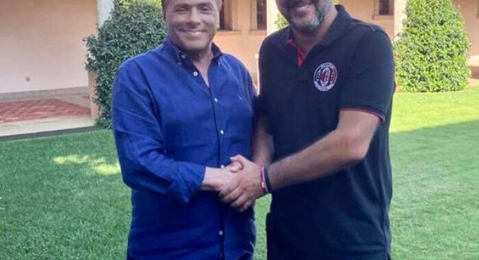 Salvini posta foto con Berlusconi,’salute, lavoro, taglio tasse’