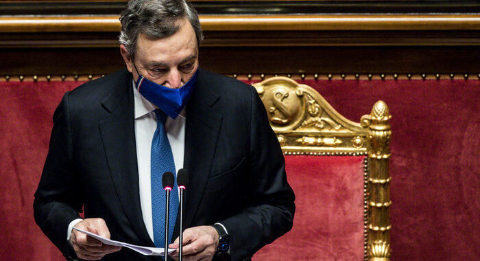 Draghi, campagna vaccinale Italia più spedita che media Ue
