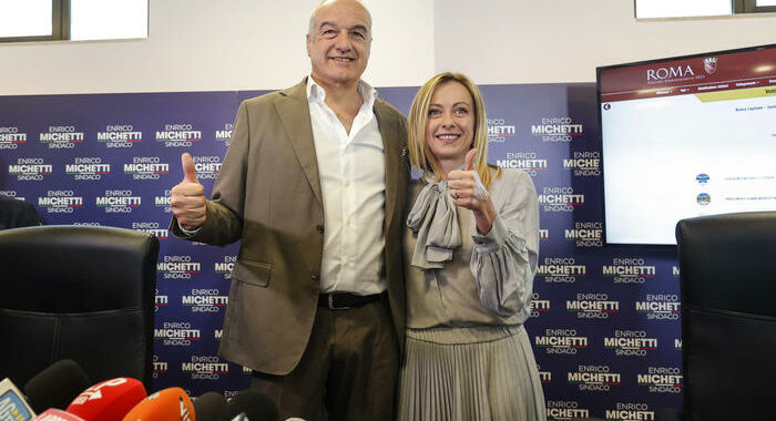 Roma:Meloni,Calenda svende al Pd voti elettori centrodestra