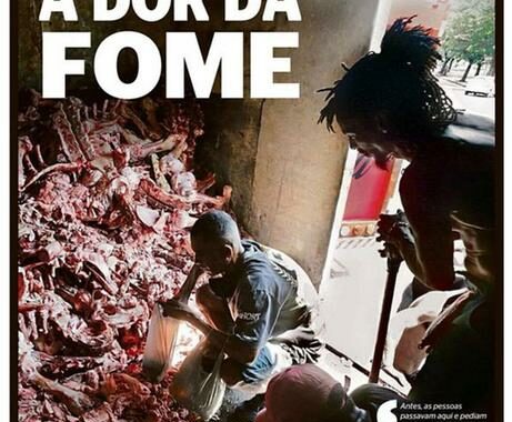 Shock per foto brasiliani in cerca cibo fra carcasse animali