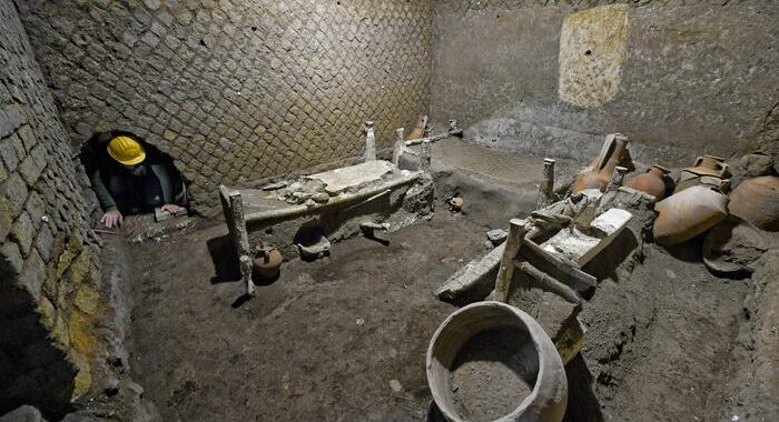 A Pompei riemerge intatta la stanza degli schiavi