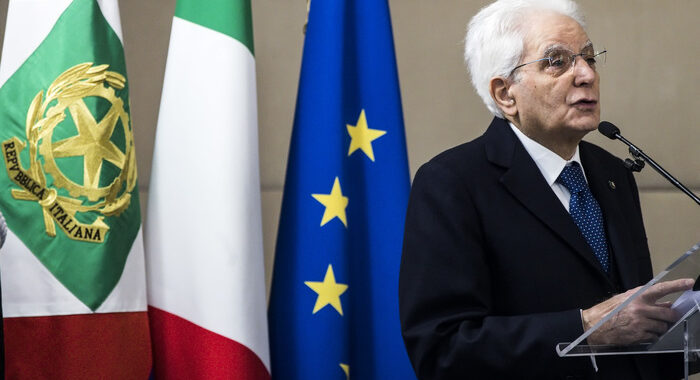 Mattarella,c’è senso responsabilità diffuso nel Paese