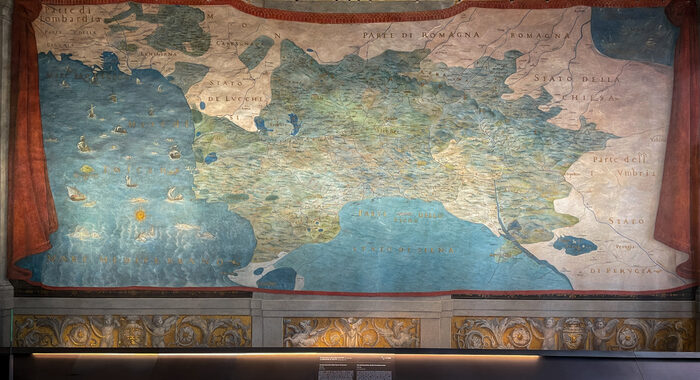 Agli Uffizi riapre il Terrazzo delle Carte Geografiche
