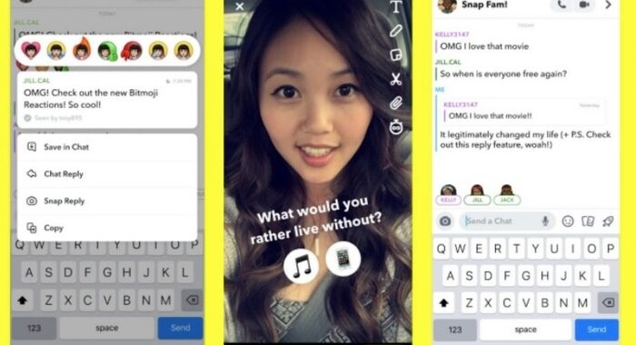 Adesivi e chat private, Snapchat lancia nuove funzioni