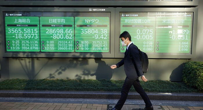 Borsa: a Tokyo apertura in calo (-0,33%)